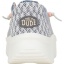 Hey Dude Wendy Peak Chambray Woven Grey