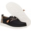 Hey Dude Wally Summer Linen Black/Walnut
