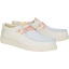 Hey Dude Wally Boardshort White/Ancient Blue/Egret