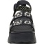 Hey Dude Delray Buckle Cottage Crochet Black/White