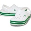 Crocs™ Crocband Clog T White/Green Ivy