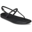 Crocs™ Miami Studded Thong Flip Black