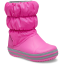 Crocs™ Winter Puff Boot K Electric Pink/Light Grey