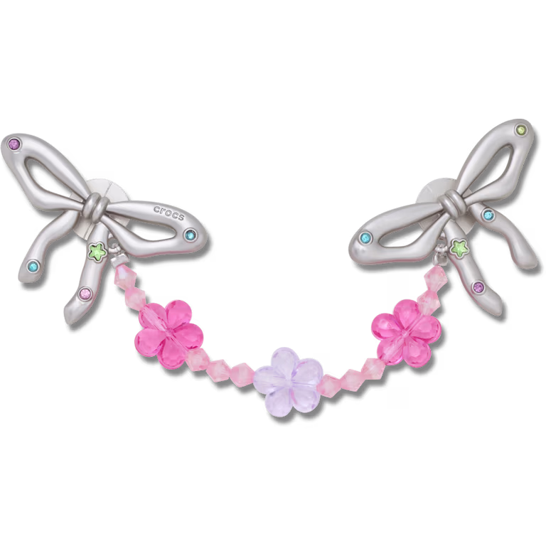 Crocs™ Jibbitz™ Silver Meta Flower Chain