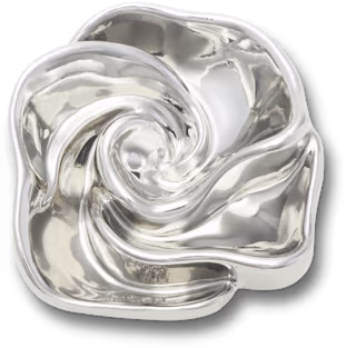 Crocs™ Jibbitz™ Silver Flower Swirl